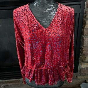 Johnny Was Chaka Peplum Top